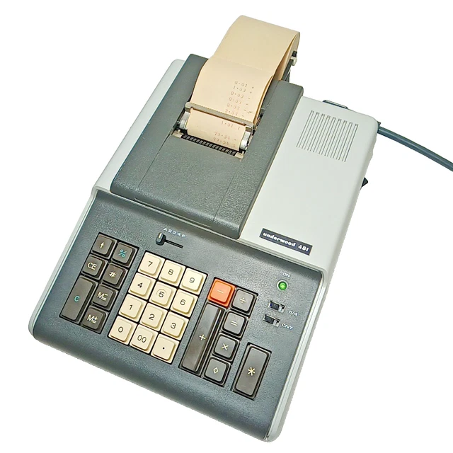 CALCULATRICE MARIO BELLINI Olivetti LOGOS Calculator Rare Museum
