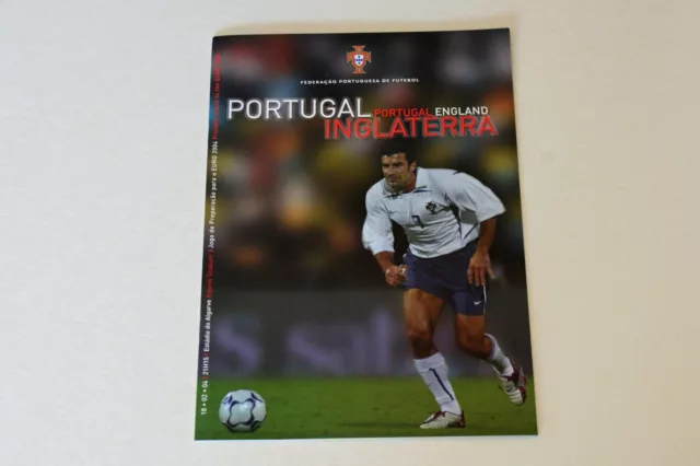 2004 Portugal v England (International) PROGRAMME (MINT)