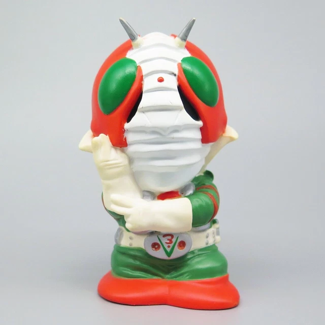 Figurine Popy Japan 1975 – Kamen Rider Stronger – Soft Vinyl 13cm – Très Bon état