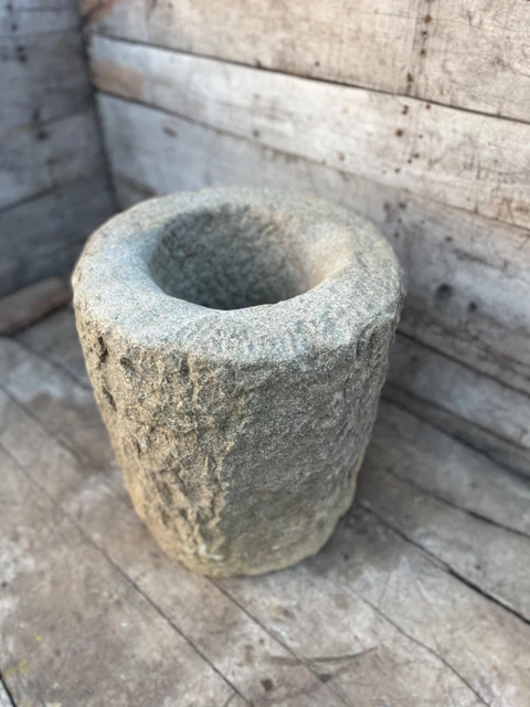 Antique Granite Mortar Trough, Planter, Stone Trough