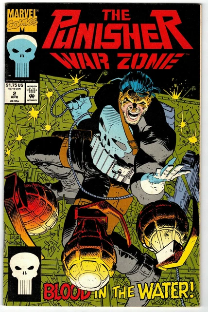 The Punisher War Zone Blood in the Water Vol 1 #2 Marvel Comics April 1992 NM