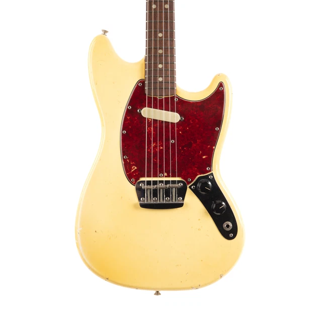 Vintage Fender Musicmaster II Olympique Blanc 1965