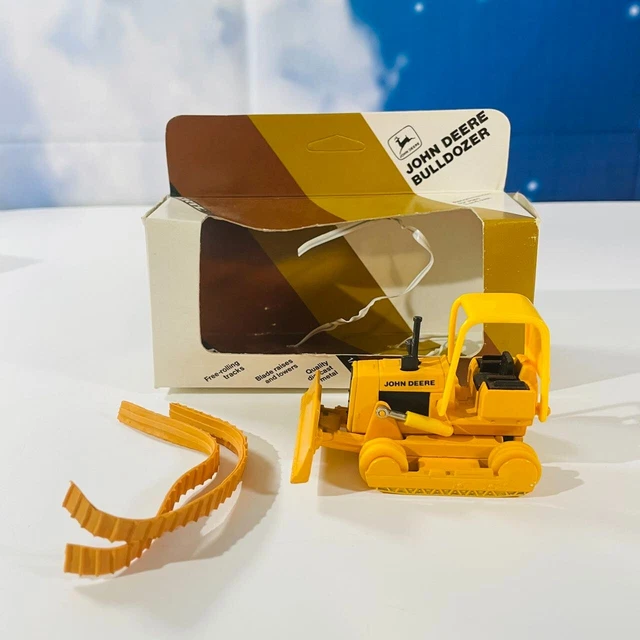 VINTAGE ERTL 1/64 Scale Diecast John Deere Bulldozer Crawler Tractor