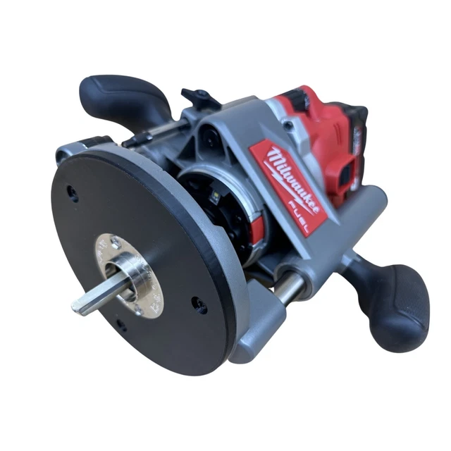 MILWAUKEE M18 1/2 FUEL 12MM ROUTER Guide Bush adaptor SUB BASE PLATE ...