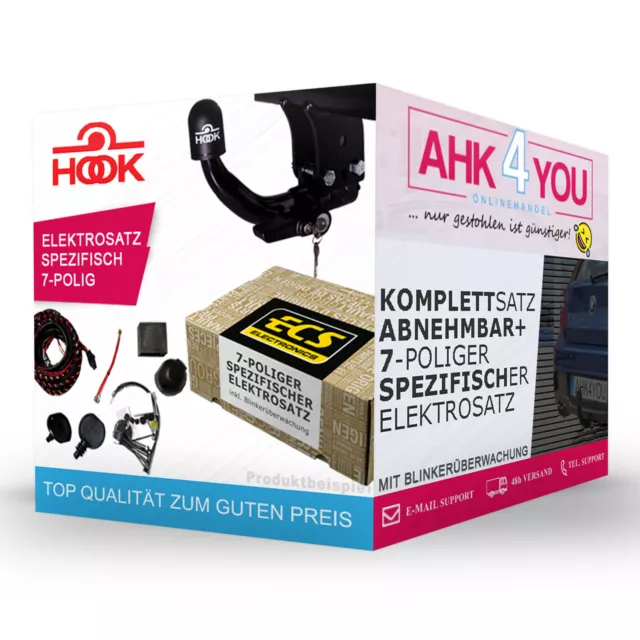 HOOK AHK für Hyundai i30 cw 17-20 hori. abnehmbar + 7-pol ECS ES SPEZ