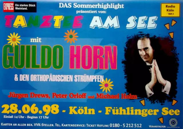 GUILDO HORN - 1998 - In Concert - Jürgen Drews - Peter Orloff - Poster - Köln