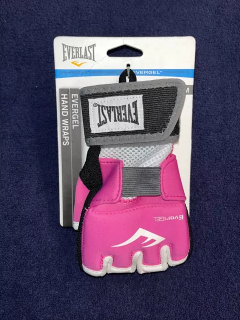 Women's EVERLAST Evergel Boxing MMA Hand Wraps Medium NEW + FREE SHIPPING!