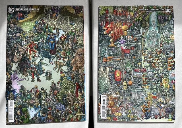 Deathstroke Inc. #10 & DC vs Vampires #12 SET 1:25 Bratuhkin Variant DC Comics