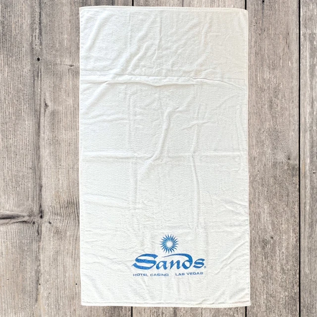 VINTAGE SANDS HOTEL Casino Las Vegas Logo Swimming Pool Beach TOWEL