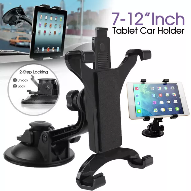 Car Windscreen Suction Mount Holder For iPad Mini Pro Samsung Tablet PC 7-12" AU