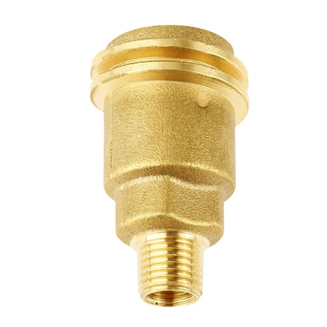 Nut Propane Gas Fitting Adapter - 1/4 NPT Male Threaded Propane Tank Adapter