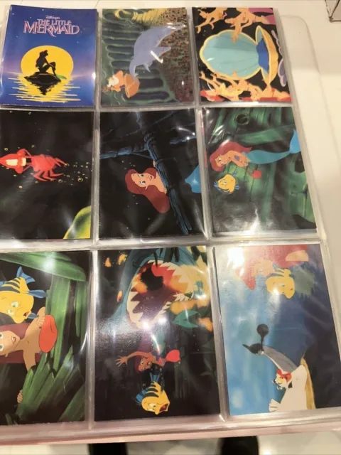 Walt Disneys THE LITTLE MERMAID 1991 Pro Set Trading Cards Pop-up Stickers 126