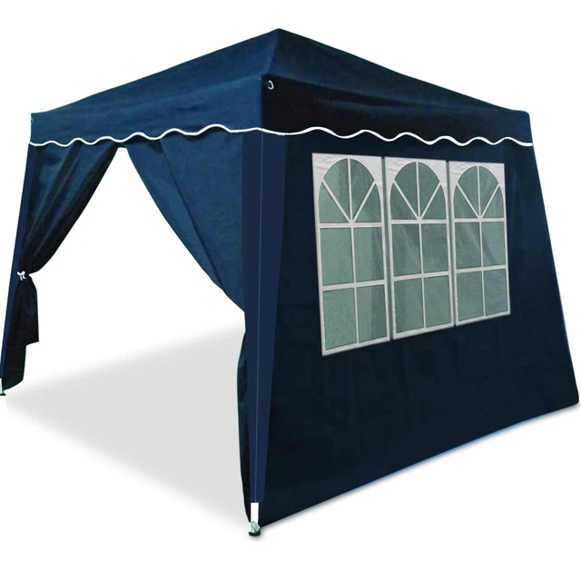 Pavillon 3x3m Faltpavillon Partyzelt 4x Seitenwand Pavillion Popup Zelt Bierzelt