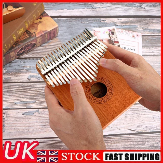 Wooden Kalimba 21 Key Finger Thumb Piano Mbira Acacia Musical Instrument Gifts