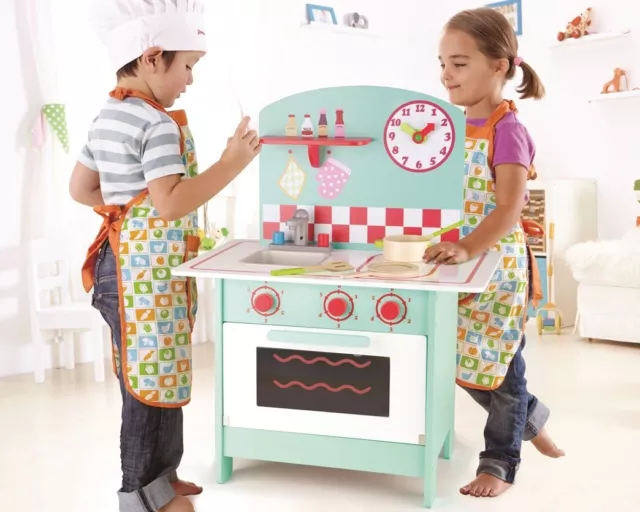 Hape Aqua Retro Pretend Play Kitchen E8069