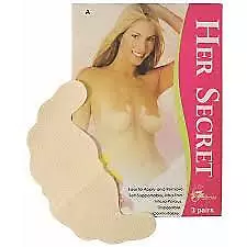 Her Secret Backless & Strapless Self Adhesive Bra  - 3 pairs