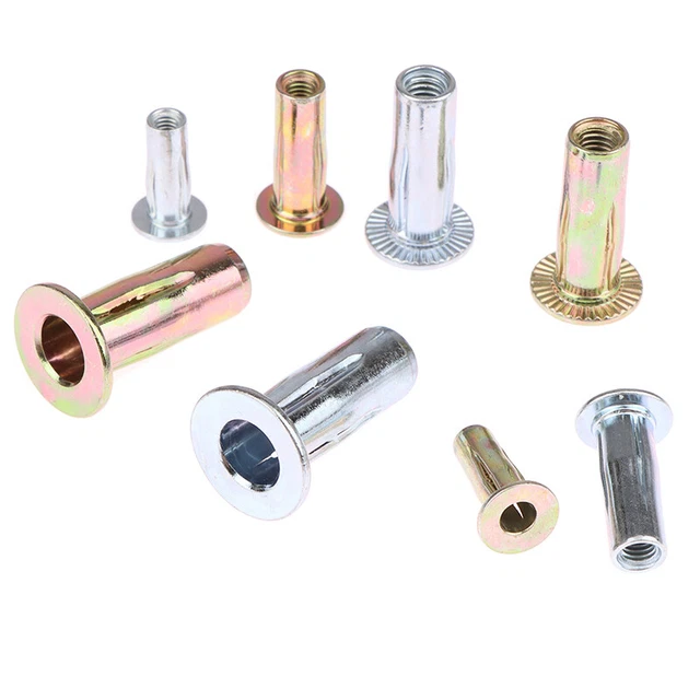 5PC M4 M5 M6 M8 Steel Color Zinc Plating Car License Plate Fixed Screw