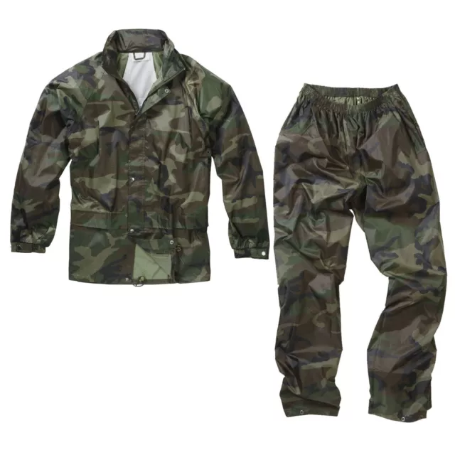 Waterproof Jacket Trouser Army Military Camo Raincoat Camouflage DPM Combat Suit