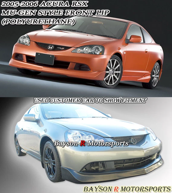 Fits 05-07 Acura RSX DC5 Mu-gen Style Front Lip (Urethane)