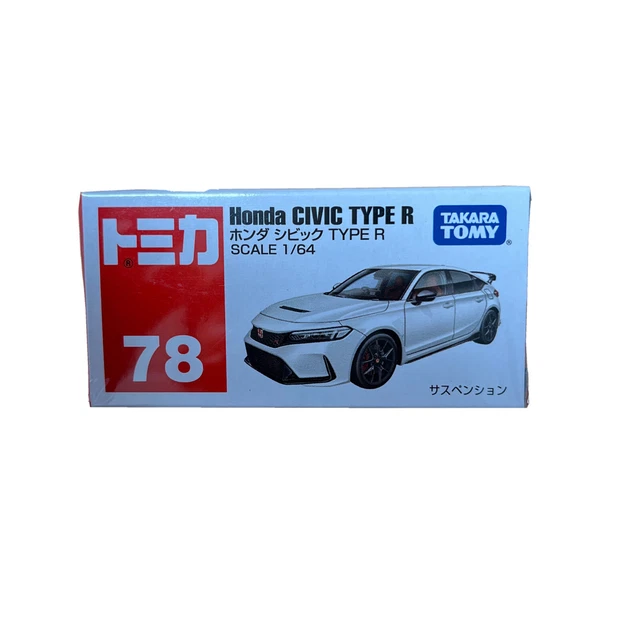 TAKARA TOMY TOMICA NO.78 Honda CIVIC TYPE R White JDM 1/64 Diecast Car