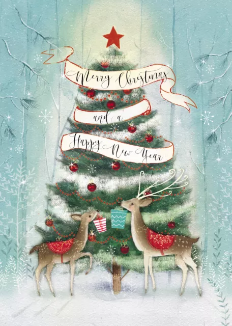 Woodland Tree Christmas Cards - Sold in Aid of the RAF Association