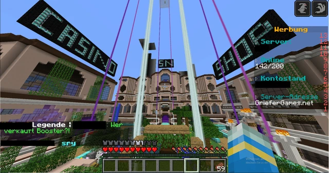 GRIEFERGAMES ACCOUNT - Minecraft (Ultra-Rang mit ca. 4 Millionen ...