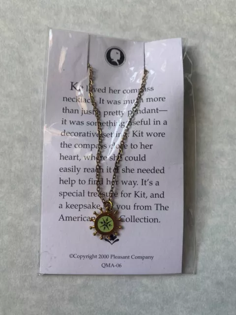 American Girl Doll Kit Kittredge | Compass Necklace | Copyright 2000 Pleasant Co