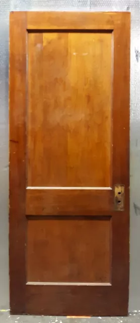 30"x80" Antique Vintage Interior SOLID Wood Wooden Closet Pantry Door 2 Panels
