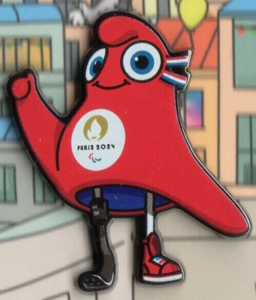 PARIS 2024 PARALYMPIC Games. Mascot Pin. 14.99 PicClick