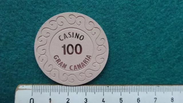 200 PTS Peseta Jeton Casino Grand Canaria  Spanien