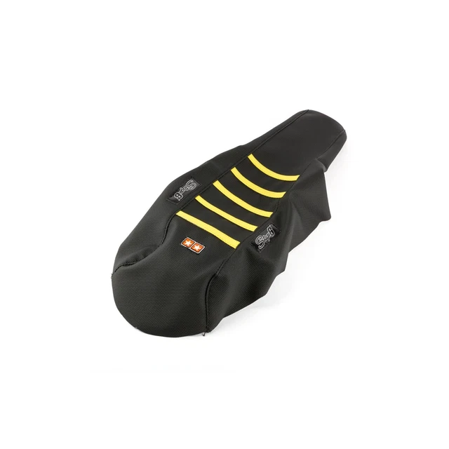 Housse de selle BKS Evo White blanc/jaune Rieju MRT/MRT Pro 09