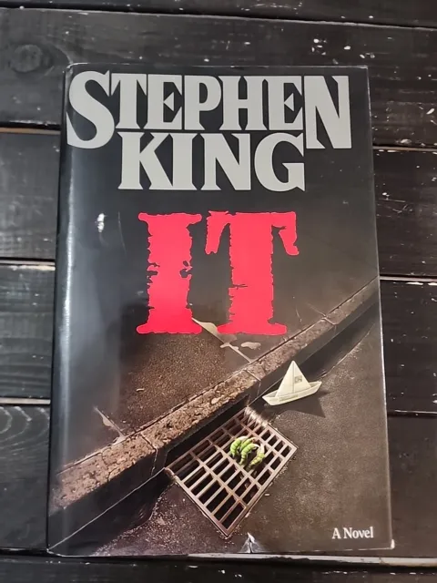 IT Stephen King - TRUE $22.95 First Edition 6th Printing Viking Hardcover W/ DJ