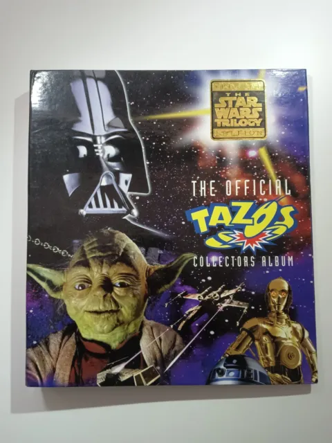 Star Wars Tazo Collector's Album Incomplete