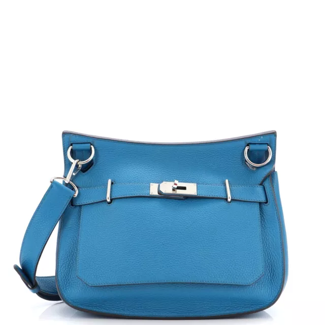 Hermès Blue Lin Clemence Jypsiere 31 Palladium Hardware, 2013 Available For  Immediate Sale At Sotheby's