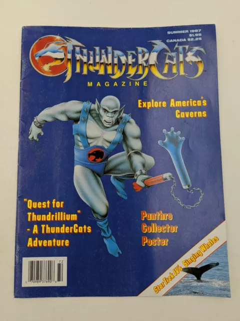 Thundercats magazine issue #3 - Summer 1987 (Poster still attached)