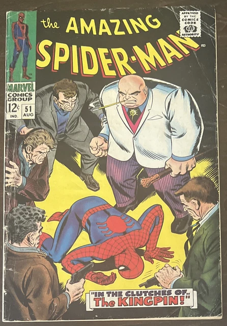 Amazing Spider-Man #51 2ND APPEARANCE 1ST COVER KINGPIN 1ST ROBBIE ROBERTSON