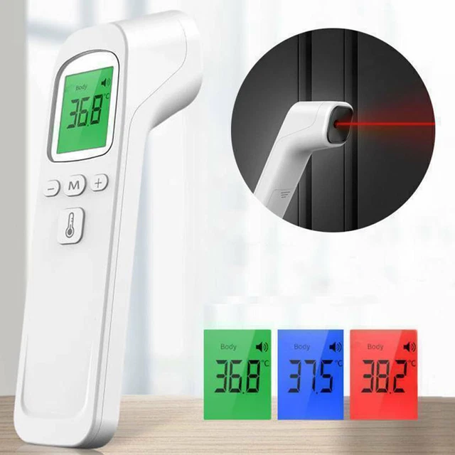 Digitales Infrarot LCD Stirnthermometer berührungsloses Körper medizinisches Thermometer