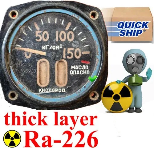 Uhr/Kompass Radium Ra-226 Radioisotope Ionisierende Strahlung Dosimeter Radiomet