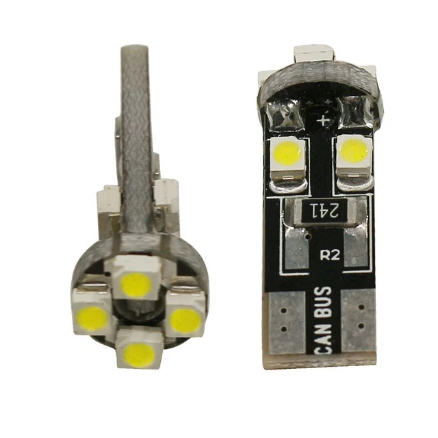 Ampoule W5W T10 A Led Smd Lampe Phare Veilleuse Blanche Xenon Anti Erreur Canbus