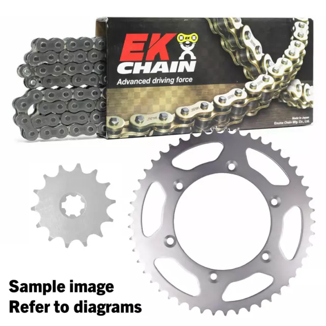 EK X-Ring Chain & Sprocket Kit for 2015-2023 Yamaha MT-07HO - 16/43