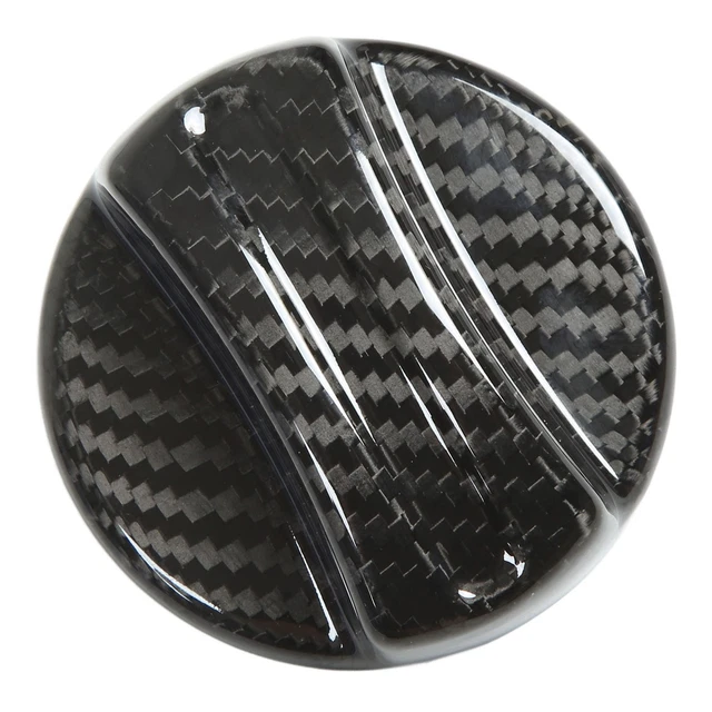 Carbon Fiber Gas Tank Fuel Filler Cap Cover Trim Parts For E39 E46 E63 E64 E65