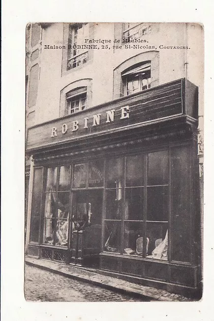 Rare Cpa 50-Coutances-Maison Robinne.25 Rue St Nicolas