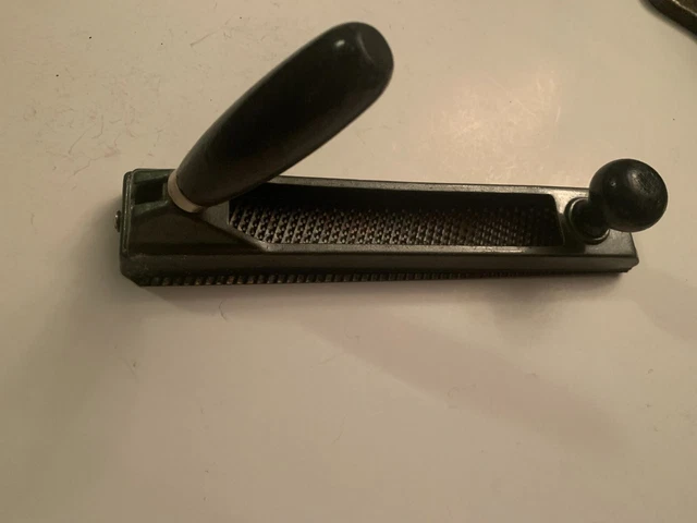 VINTAGE RASP PLANER WOODEN HANDLE Hand File Tool