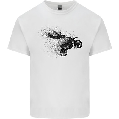 Astratto pilota di Motocross Dirt Bike Da Uomo Cotone T-Shirt Tee Top