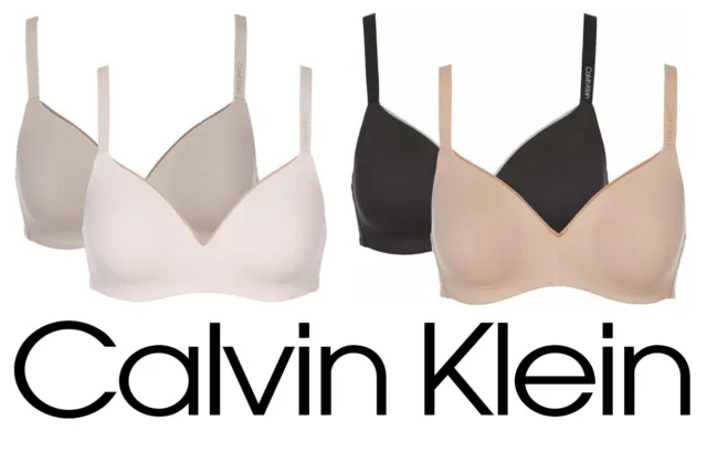 Calvin Klein Women's 2-Pack Lightly Lined Wirefree Bra