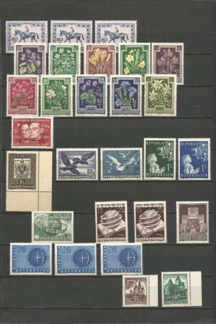 Osterreich Mi 811 868-877 928 950 994 995 955-956 1009 1022 1025 1035 1038 MNH**