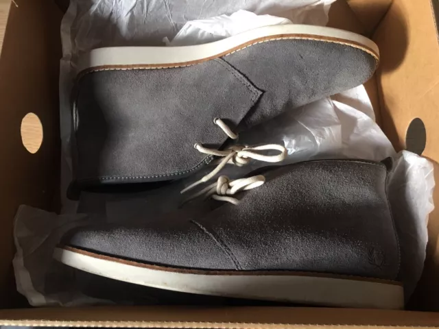 FRED PERRY DESERT Boots Size 4 10.00 PicClick UK