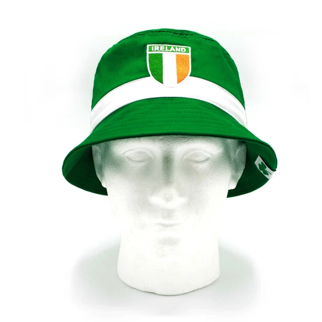IRELAND BUCKET HAT Rugby Football World Cup Adult Supporter Irish Hats