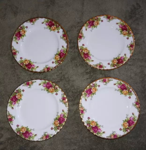 Royal Albert Old Country Roses 8 1/8” Salad Plate  *SET OF 4*