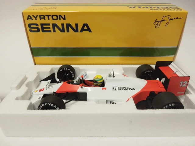 MINICHAMPS MCLAREN HONDA MP4/4 Ayrton Senna World Champion 1988 1/18